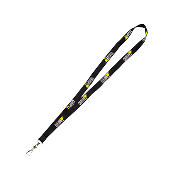 062MicroWeaveSmoothDyeSublimationLanyards-Black