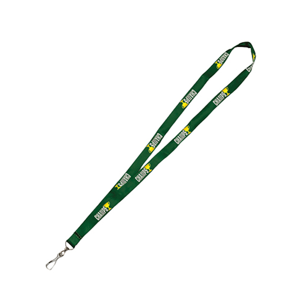 062MicroWeaveSmoothDyeSublimationLanyards-DarkForestGreen