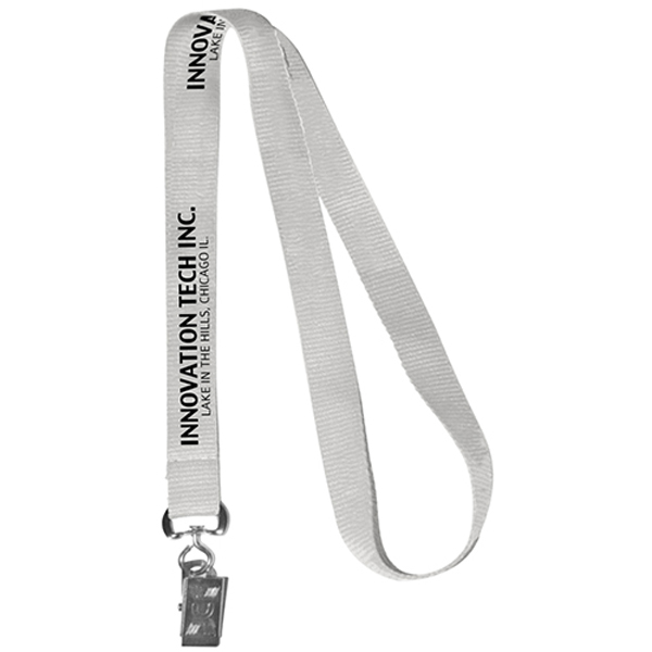 062PolyesterSilkscreenLanyard-Gray