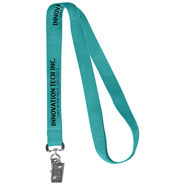 062PolyesterSilkscreenLanyard-Teal