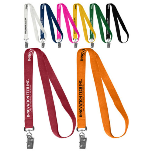 0.62" Polyester Silkscreen Lanyard