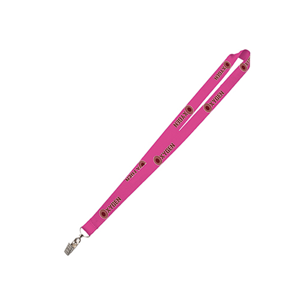 075MicroWeaveSmoothDyeSublimationLanyards-HotPink