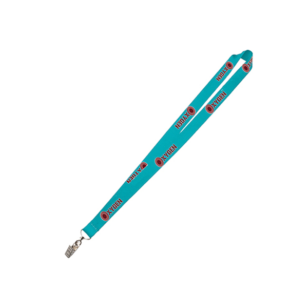 075MicroWeaveSmoothDyeSublimationLanyards-Teal