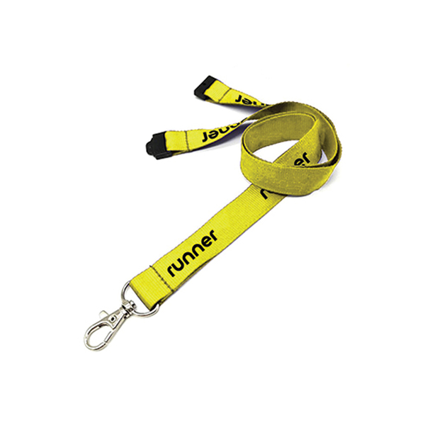 075PolyesterLanyardwithSafetyBreakaway-Yellow