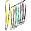 0.75" USA Made Double Ended Dye-Sub Lanyard