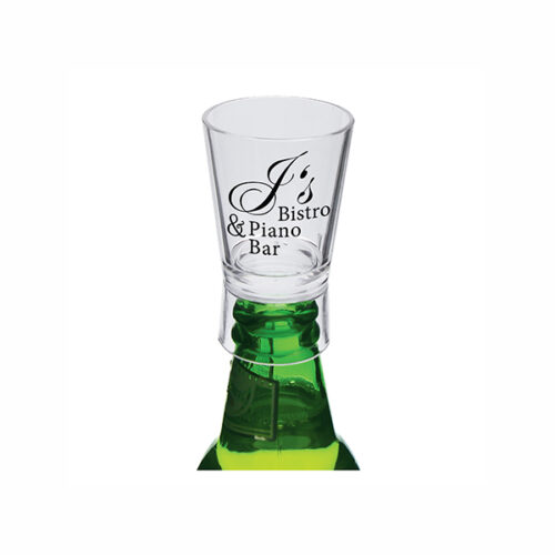 1.25 oz Plastic Bottle Top Shot Glass