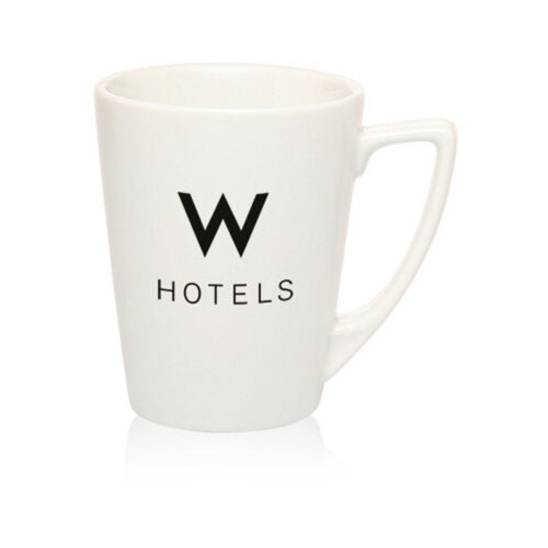 10oz. Latte Vitrified Porcelain Mugs