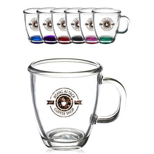 11 oz. London Glass Coffee Mugs