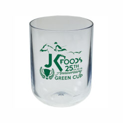 12 oz Plastic Stemless Wine Glass