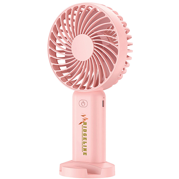 1200mAhPortableBatteryOperatedFan-Pink