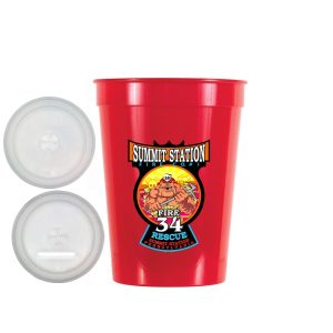 Full Color Smooth Stadium Cups- 12 Oz. - Kick Print