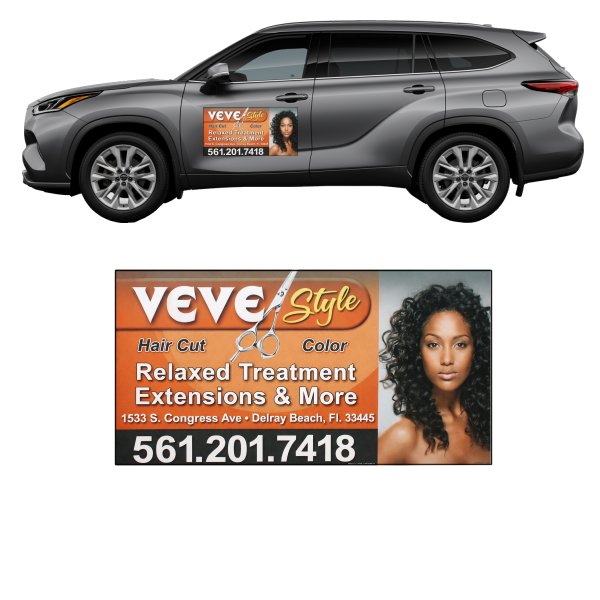 12x24 Car Truck magnet