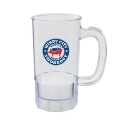 14 oz Plastic Semi Fluted Mug