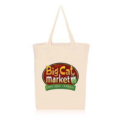 14W x 16H inch Gusseted Cotton Tote Bags