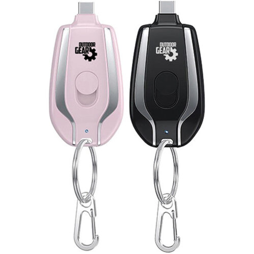 1500mAh Power Bank with Keychain for iPhone