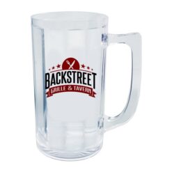 16 oz Plastic Fluted Mug