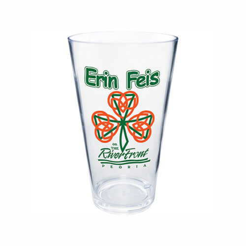 16 oz Plastic Styrene Pub Pint Glass