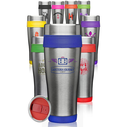 16 oz. Insulated Stainless Steel Travel Mugs