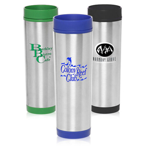 16 oz. Slim Color top Travel Mugs