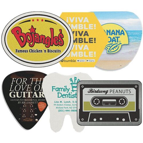 4" Pulpboard Shaped Coasters