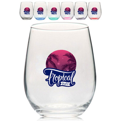 17 oz. Sienna Stemless Wine Glasses