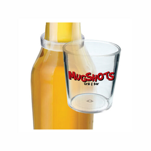 2 oz Plastic Bottle Neck Shot Glass
