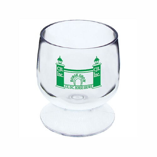 2 oz Plastic Styrene Brandy Snifter Glass