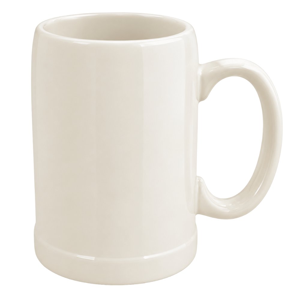 20 oz Cermaic Stein Mug Natural