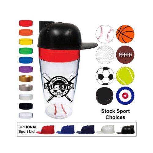 20 oz Plastic Sports Tumbler