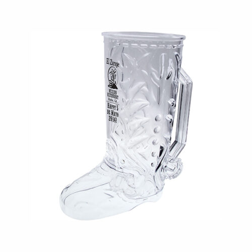 20 oz Plastic Styrene Cowboy Boot Mug