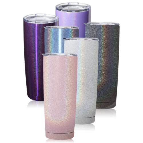 20 oz. Iridescent Pipette Stainless Steel Tumblers