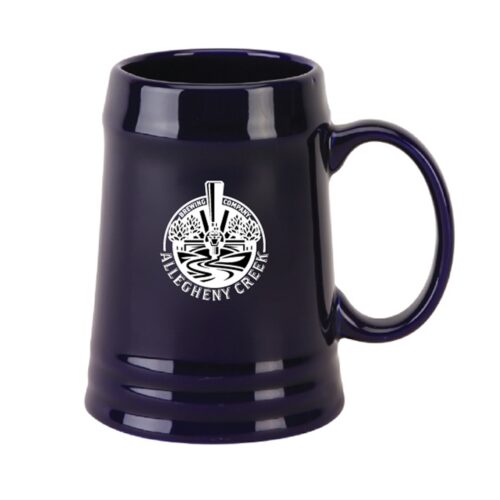 22 oz Octoberfest Ridged Ceramic Beer Mug