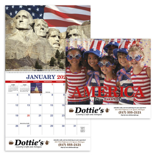 America Spiral Appointment Calendar