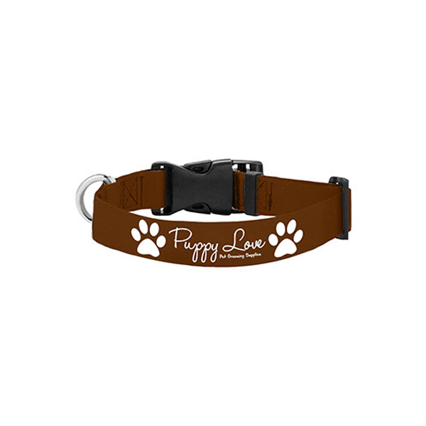 20LHeavyDutyPetCollarwithBuckleRelease-Brown