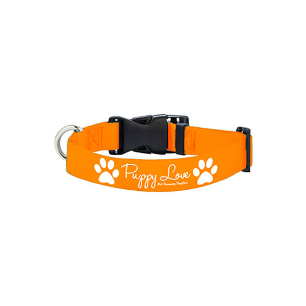20LHeavyDutyPetCollarwithBuckleRelease-Orange