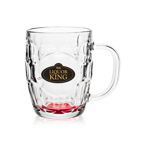 20ozARCBritanniaGlassBeerMugs-Red