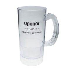 22 oz Plastic Semi Fluted Mug