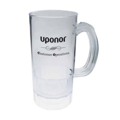 22 oz Plastic Semi Fluted Mug