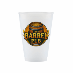 24 oz Full Color Unbreakable Frosted Frost-Flex Cups