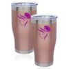 24 oz. Avalon Metallic Stainless Steel Travel Mugs