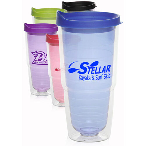 24 oz. Double Wall Orbit Acrylic Tumblers