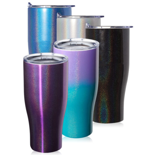 27 oz. Iridescent Stainless Steel Travel Mugs