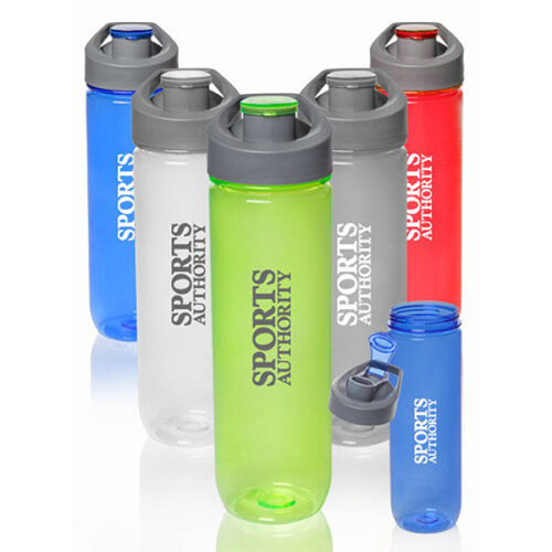 28 oz. Clear Plastic Sports Bottles