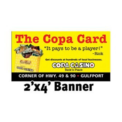 2' x 4' Banner