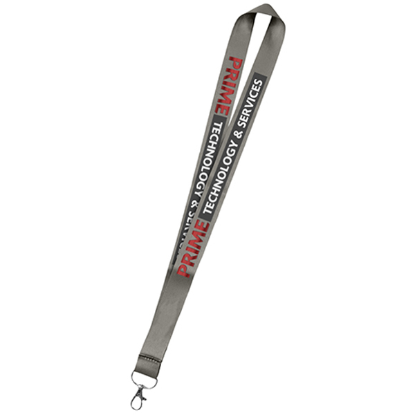 36DyeSublimationMicroWeavedPolyesterLanyards-Gray
