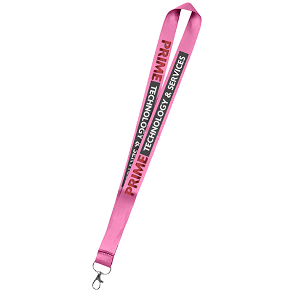 36DyeSublimationMicroWeavedPolyesterLanyards-Pink