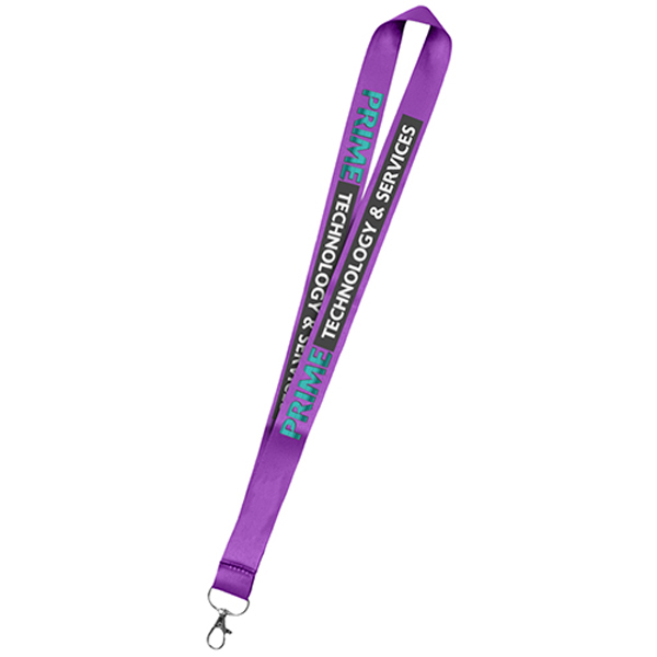 36DyeSublimationMicroWeavedPolyesterLanyards-Purple