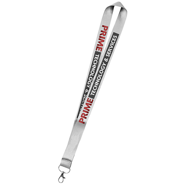 36DyeSublimationMicroWeavedPolyesterLanyards-White