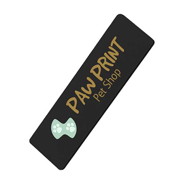 3x1DigitallyPrintedNameBadge-Black
