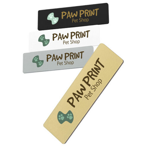 3" x 1" Digitally Printed Name Badge
